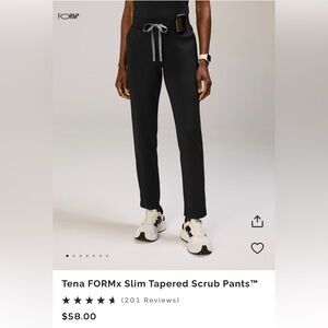 Women’s FORMx Figs Tapered Scrub Pants. Size Medium Tall